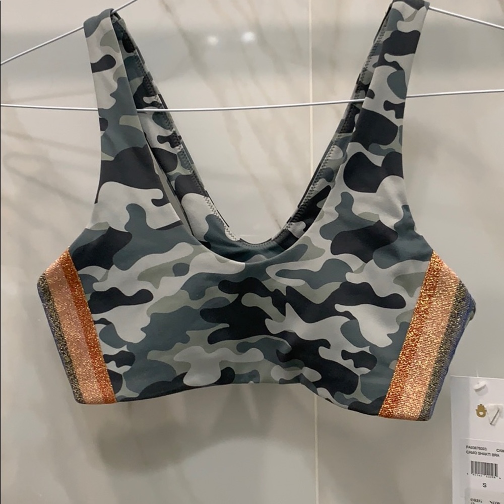 NWT Spiritual Gangster Camo Sports Bra